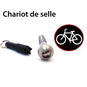 Antivol vélo chariot de selle